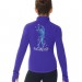 Куртка для тренировок из полартека. Цвет - фиолетовый. Арт. 24488 1B